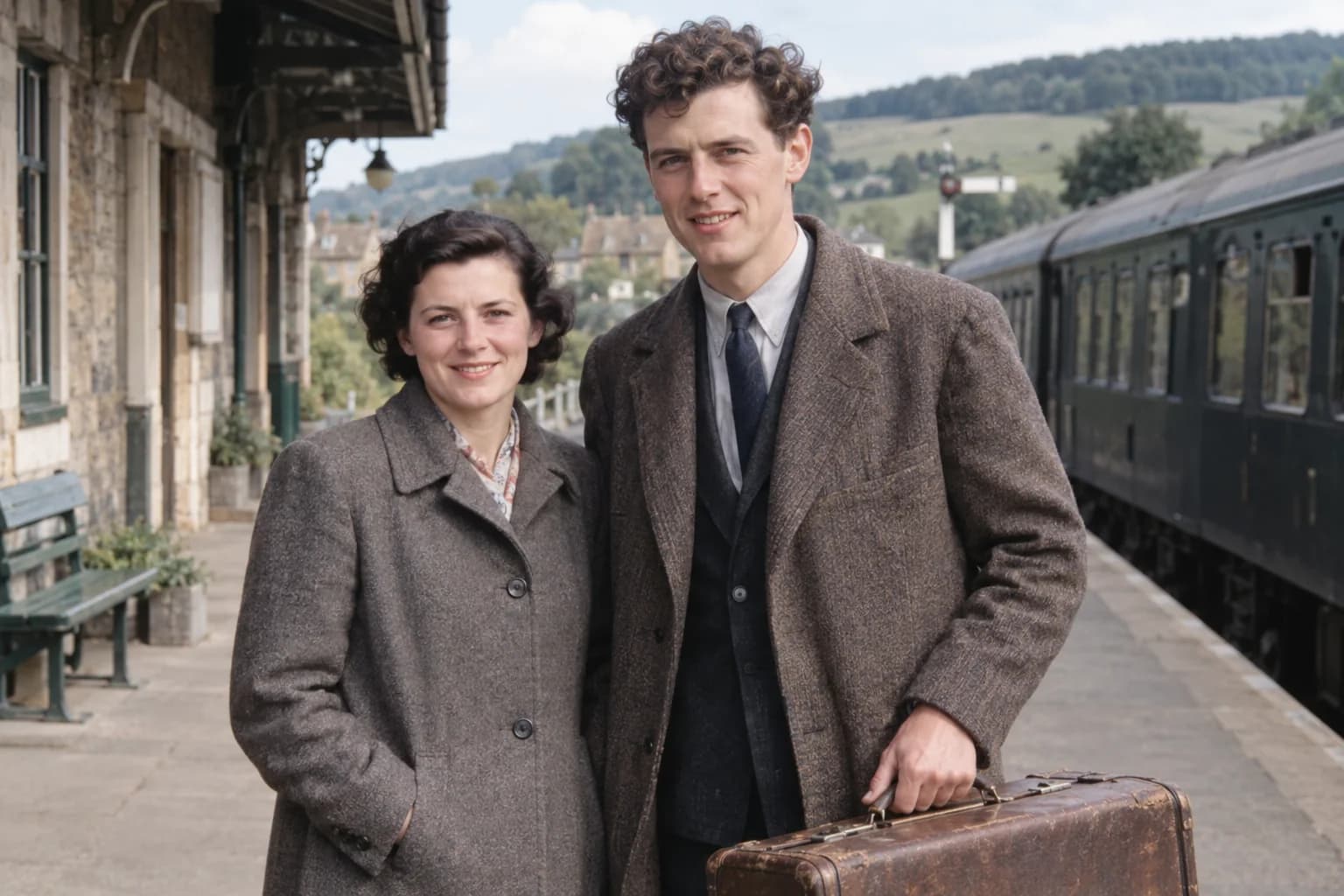 A goodbye at the station